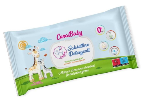 CURABABY SALVIETTINE DETERGENTI 72 PEZZI